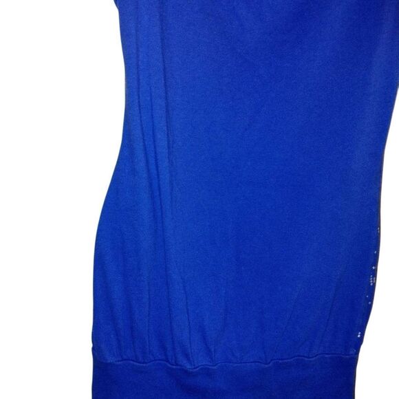 Piper & Blue Graphic Cap Sleeve Tee Blue - Picture 6 of 10